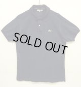 70'S CHEMISE LACOSTE "T.I.M S.A.製" ポロシャツ ネイビー フランス製 (VINTAGE)