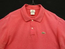 他の写真1: 90'S CHEMISE LACOSTE ポロシャツ コーラルレッドメランジ フランス製 (VINTAGE)