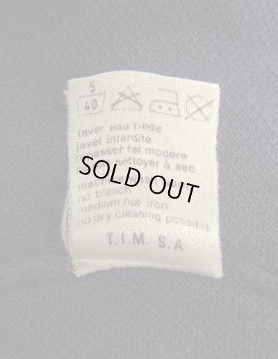 画像3: 70'S CHEMISE LACOSTE "T.I.M S.A.製" ポロシャツ ネイビー フランス製 (VINTAGE)