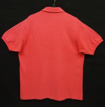 画像3: 90'S CHEMISE LACOSTE ポロシャツ コーラルレッドメランジ フランス製 (VINTAGE)