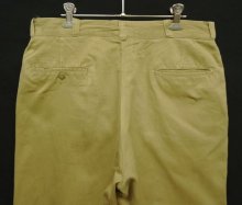 他の写真3: 60'S アメリカ軍 US ARMY コットン100% チノパンツ WALDES製アルミジップ W34L31 (VINTAGE)