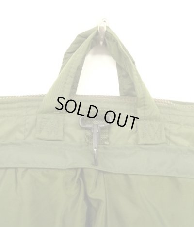 画像4: 80'S アメリカ軍 USAF フライヤーズ ヘルメットバッグ SERVALブラスジップ ツートンカラー (VINTAGE)