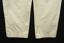 他の写真2: 50'S アメリカ軍 USMC コットン100% ボタンフライ チノパンツ ホワイト W38L33 (VINTAGE)