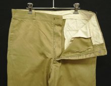 他の写真1: 60'S アメリカ軍 US ARMY コットン100% チノパンツ WALDES製アルミジップ W34L31 (VINTAGE)
