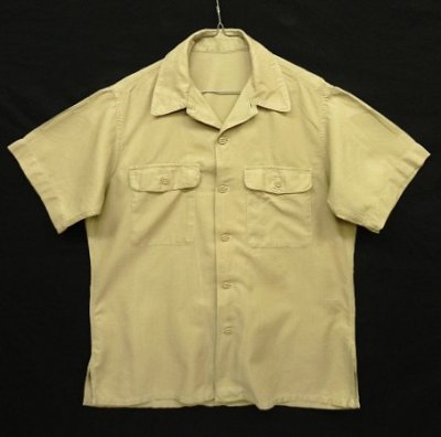 画像1: 50'S アメリカ軍 USAF コットン 半袖 トロピカルシャツ (VINTAGE)