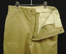 他の写真1: 60'S アメリカ軍 US ARMY コットン100% チノパンツ RAPID製アルミジップ W33L31 (VINTAGE)
