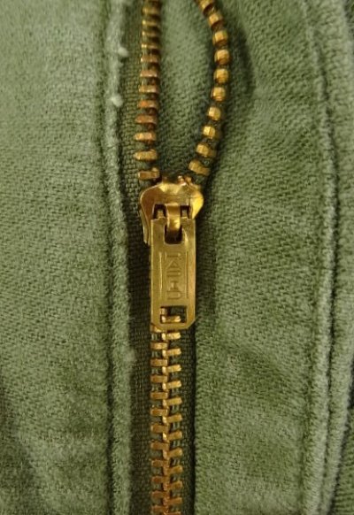 画像2: 60'S アメリカ軍 US ARMY "OG107" 初期モデル コットンサテン 平ボタン ベイカーパンツ (VINTAGE)