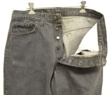 他の写真1: 80'S LEVIS 501 デニム 先染めブラック W34L30 USA製 (VINTAGE)