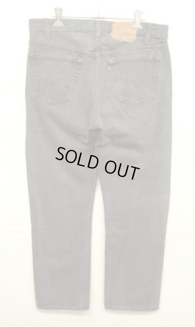 画像3: 80'S LEVIS 501 デニム 先染めブラック W34L30 USA製 (VINTAGE)