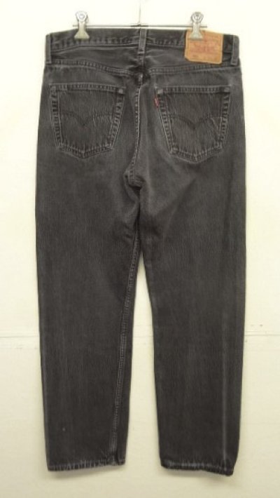 画像3: 90'S LEVIS 501 デニム ブラック USA製 W33L30 (VINTAGE)