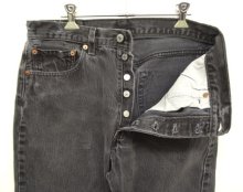 他の写真1: 90'S LEVIS 501 デニム ブラック USA製 W33L30 (VINTAGE)