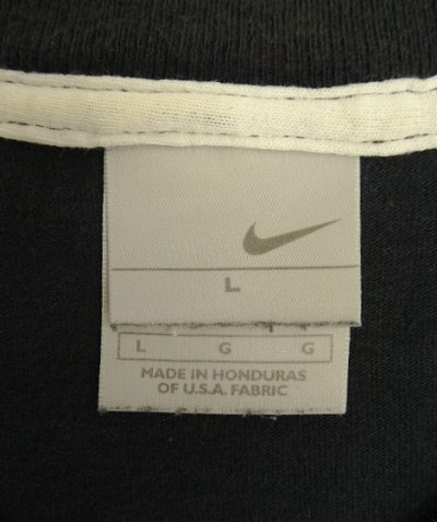画像2: 00'S NIKE 銀タグ SWOOSHロゴ刺繍 半袖 Tシャツ ブラック (VINTAGE)