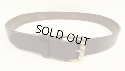 画像2: 00'S EDDIE BAUER "SOLID BRASSバックル" レザーベルト ブラウン USA製 (VINTAGE)