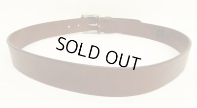 画像5: 90'S GAP "SOLID BRASSバックル" レザーベルト ブラウン (VINTAGE)