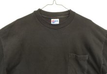 他の写真1: 90'S STABLES II LOUNGE シングルステッチ バックプリント ポケット付き 半袖 Tシャツ ブラック (VINTAGE)