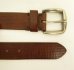 画像4: 90'S GAP "SOLID BRASSバックル" レザーベルト ブラウン (VINTAGE) (4)
