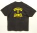 画像3: 90'S STABLES II LOUNGE シングルステッチ バックプリント ポケット付き 半袖 Tシャツ ブラック (VINTAGE) (3)