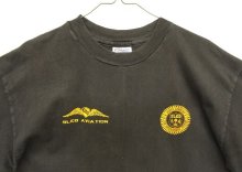 他の写真1: 80'S SLED AVIATION シングルステッチ 両面プリント 半袖 Tシャツ ブラック USA製 (VINTAGE)