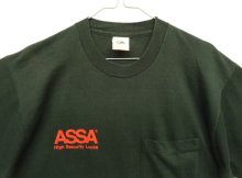 他の写真1: 90'S ASSA シングルステッチ 両面プリント ポケット付き 半袖 Tシャツ ブラック USA製 (VINTAGE)