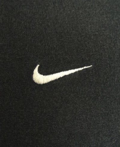 画像3: 00'S NIKE 銀タグ SWOOSHロゴ刺繍 半袖 Tシャツ ブラック (VINTAGE)