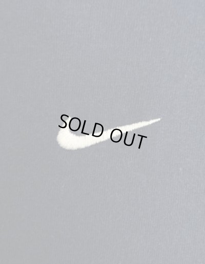 画像3: 00'S NIKE 銀タグ SWOOSHセンターロゴ刺繍 長袖 Tシャツ ネイビー (VINTAGE)