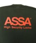 画像6: 90'S ASSA シングルステッチ 両面プリント ポケット付き 半袖 Tシャツ ブラック USA製 (VINTAGE)