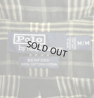 画像2: 90'S RALPH LAUREN "BENFORD" コットン 長袖 シャツ チェック柄 (VINTAGE)