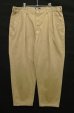 画像1: 90'S RALPH LAUREN ツープリーツ チノパンツ ライトブラウン USA製 (VINTAGE) (1)