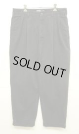 90'S RALPH LAUREN "HAMMOND PANT" ツープリーツ チノパンツ ブラック (VINTAGE)