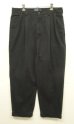 画像1: 90'S RALPH LAUREN "HAMMOND PANT" ツープリーツ チノパンツ ブラック (VINTAGE) (1)