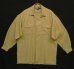 画像1: 90'S RALPH LAUREN レーヨン 長袖 オープンカラーシャツ タン (VINTAGE) (1)