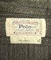 画像2: 80'S RALPH LAUREN "白タグ" メタルボタン ブラックシャンブレー ワークシャツ ストライプ (VINTAGE) (2)