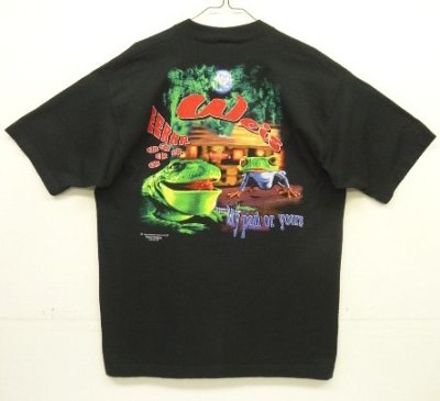 画像1: 90'S BUDWEISER 両面プリント 半袖 Tシャツ ブラック USA製 (MINT CONDITION)