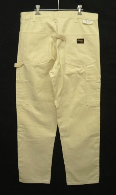 画像5: 80'S STANLEY USA 旧タグ ダブルニー ペインターパンツ W32 ナチュラル USA製 (DEADSTOCK)