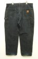 画像3: CARHARTT ダブルニー ダック ペインターパンツ ブラック W36L30 メキシコ製 (VINTAGE) (3)