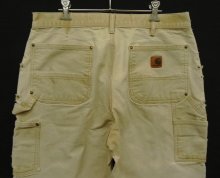 他の写真3: CARHARTT ダブルニー ダック ペインターパンツ フェードブラウン W34L34 メキシコ製 (VINTAGE)