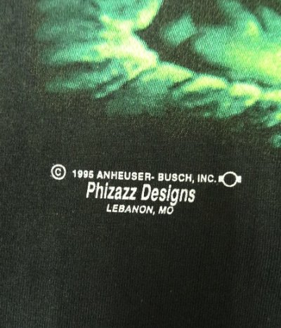 画像3: 90'S BUDWEISER 両面プリント 半袖 Tシャツ ブラック USA製 (MINT CONDITION)