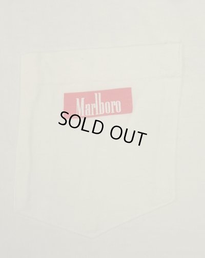 画像5: 90'S MARLBORO 両面プリント ポケット付き 半袖 Tシャツ ホワイト USA製 (VINTAGE)