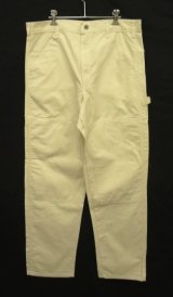 80'S STANLEY USA 旧タグ ダブルニー ペインターパンツ ナチュラル USA製 (DEADSTOCK)