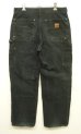 画像3: CARHARTT ダブルニー ダック ペインターパンツ ブラック W31L30 メキシコ製 (VINTAGE) (3)