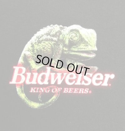 画像6: 90'S BUDWEISER 両面プリント 半袖 Tシャツ ブラック (VINTAGE)