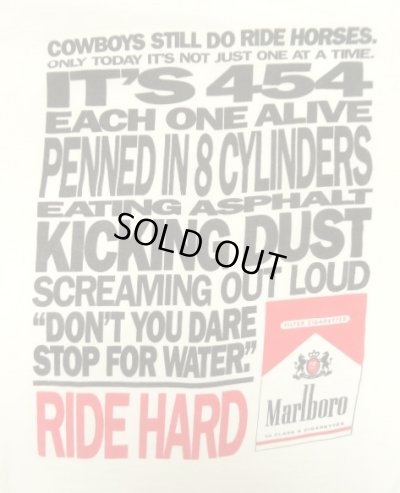 画像2: 90'S MARLBORO 両面プリント ポケット付き 半袖 Tシャツ ホワイト USA製 (VINTAGE)