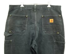 他の写真3: CARHARTT ダブルニー ダック ペインターパンツ ブラック W36L30 メキシコ製 (VINTAGE)