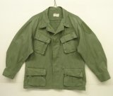 70'S アメリカ軍 US ARMY "JUNGLE FATIGUE" リップストップ ファティーグジャケット M-SHORT (VINTAGE)