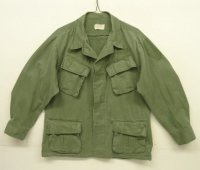 70'S アメリカ軍 US ARMY "JUNGLE FATIGUE" リップストップ ファティーグジャケット M-SHORT (VINTAGE)