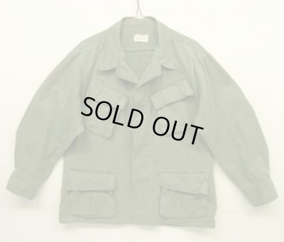 画像1: 70'S アメリカ軍 US ARMY "JUNGLE FATIGUE" リップストップ ファティーグジャケット M-SHORT (VINTAGE)