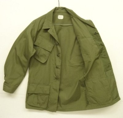 画像3: 70'S アメリカ軍 US ARMY "JUNGLE FATIGUE" リップストップ ファティーグジャケット XS-R (DEADSTOCK)