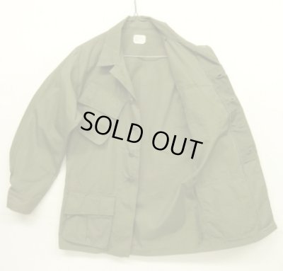 画像3: 70'S アメリカ軍 US ARMY "JUNGLE FATIGUE" リップストップ ファティーグジャケット XS-R (DEADSTOCK)