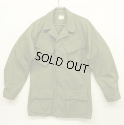 画像1: 70'S アメリカ軍 US ARMY "JUNGLE FATIGUE" リップストップ ファティーグジャケット XS-R (DEADSTOCK)