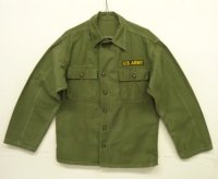 50'S アメリカ軍 US ARMY "1st MODEL" OG107 コットンサテン ユーティリティシャツ (VINTAGE)